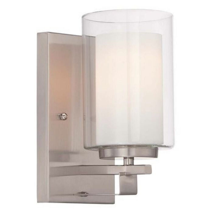 Minka Lavery Parsons Studio Bathroom Wall Sconce in Brushed Nickel