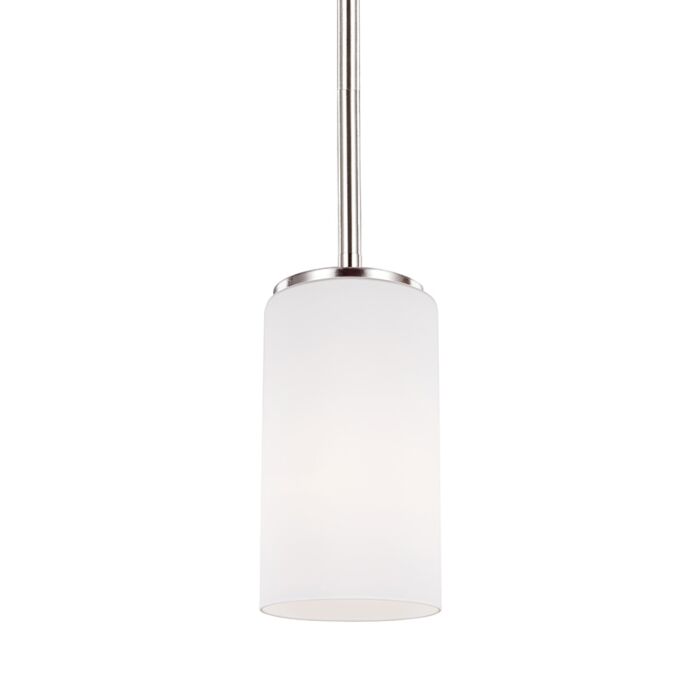 Sea Gull Alturas 7 Inch Mini Pendant in Brushed Nickel