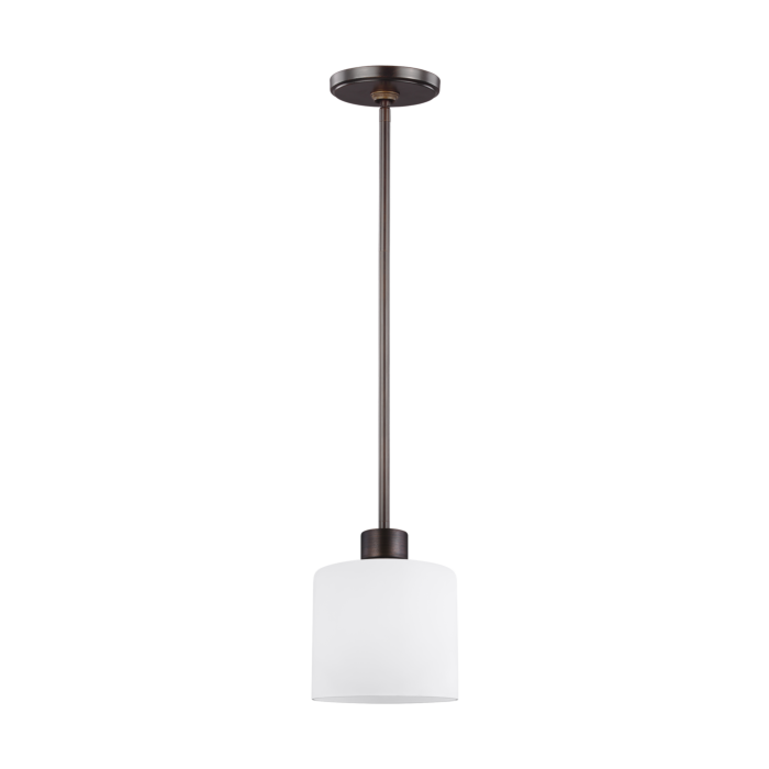 Sea Gull Canfield LED Mini Pendant in Bronze