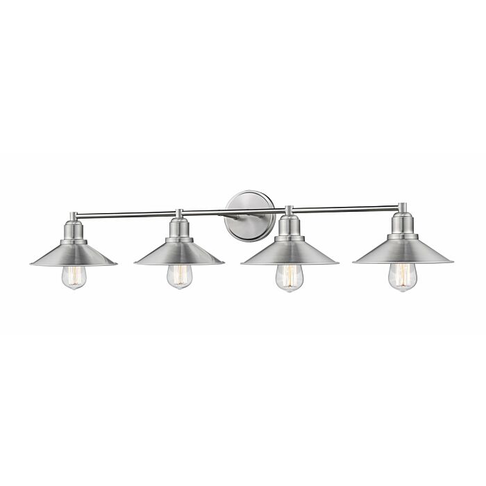 Z Lite Casa 4 Light Bathroom Vanity Light In Brushed Nickel