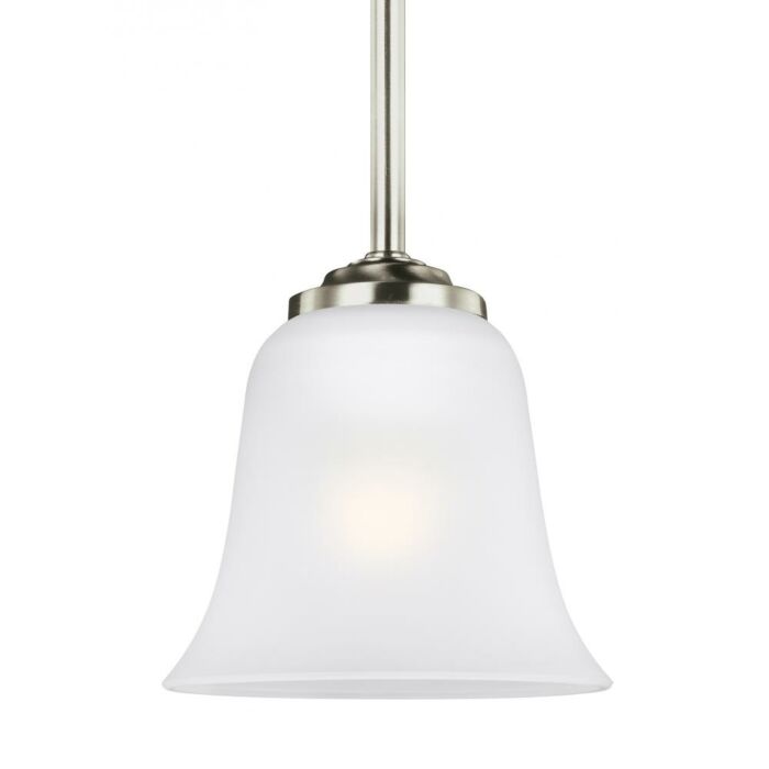 Sea Gull Emmons Mini Pendant in Brushed Nickel