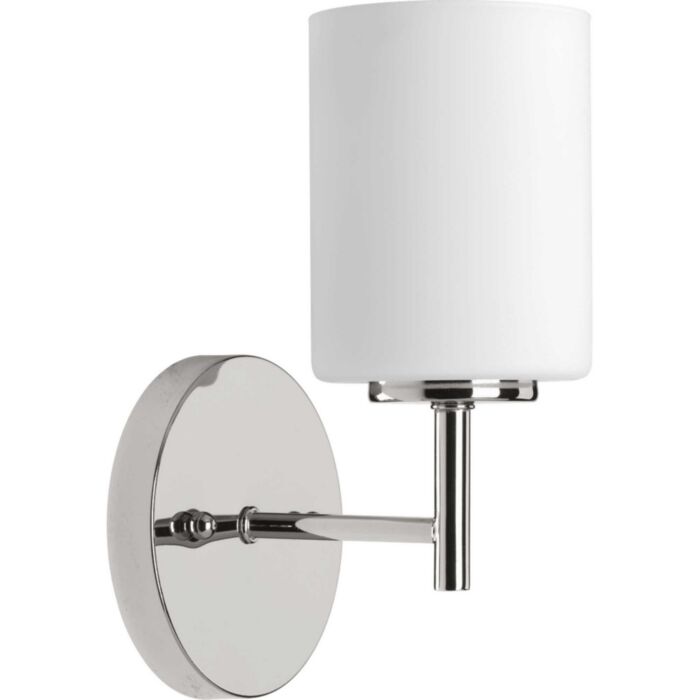 Replay 1-Light Bathroom Vanity Light Bracket in Polished Nickel