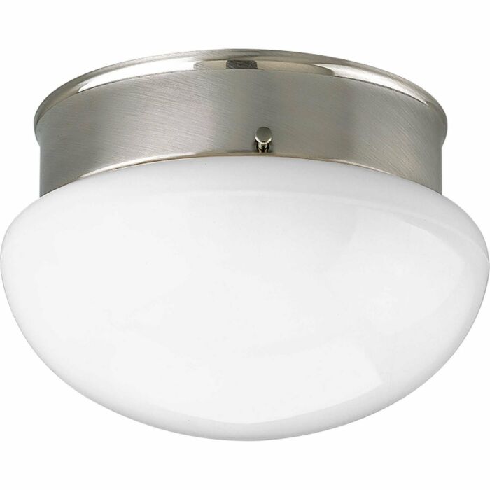 Fitter LED 1-Light LED Flush Mount in Brushed Nickel