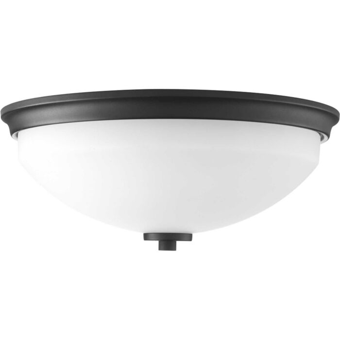 Replay 2-Light Flush Mount in Black