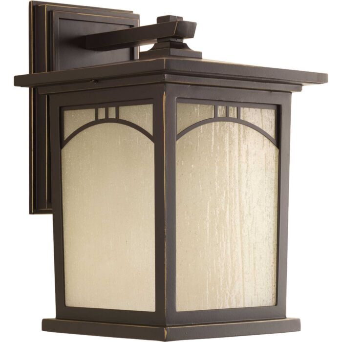 Residence 1-Light Wall Lantern in Antique Bronze