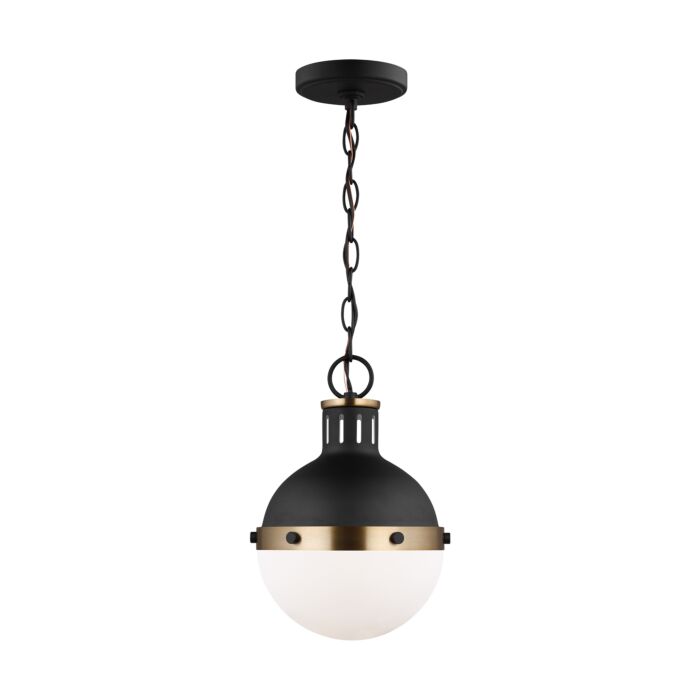 Sea Gull Hanks Pendant Light in Midnight Black