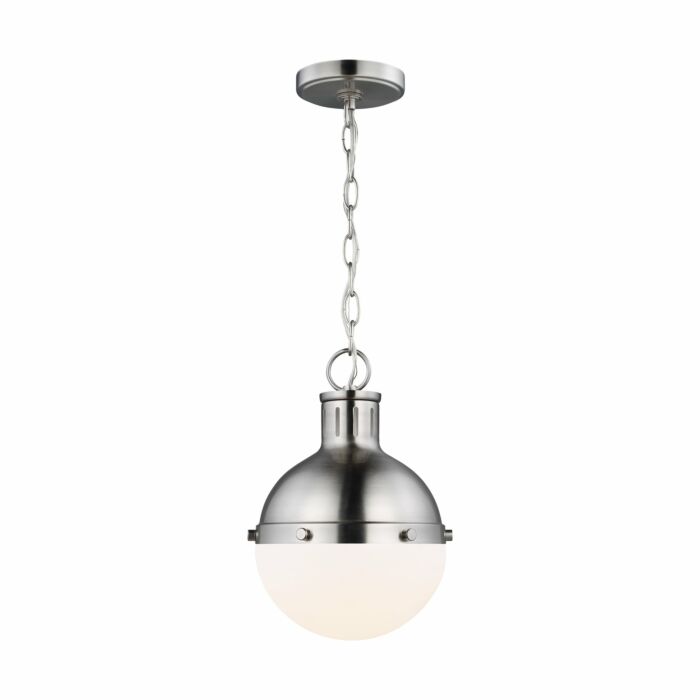 Sea Gull Hanks Pendant Light in Brushed Nickel