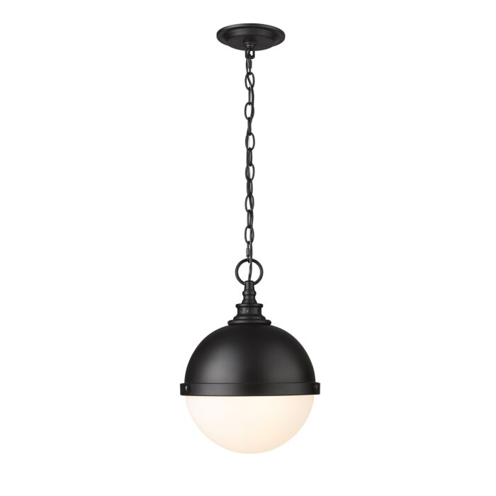 Z Lite Peyton 2 Light Pendant Light In Matte Black
