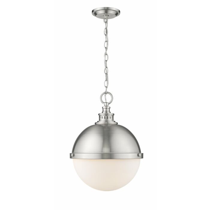 Z Lite Peyton 2 Light Pendant Light In Brushed Nickel