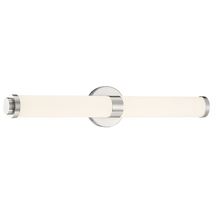 Access Aqua Bathroom Vanity Light in Brushed Steel