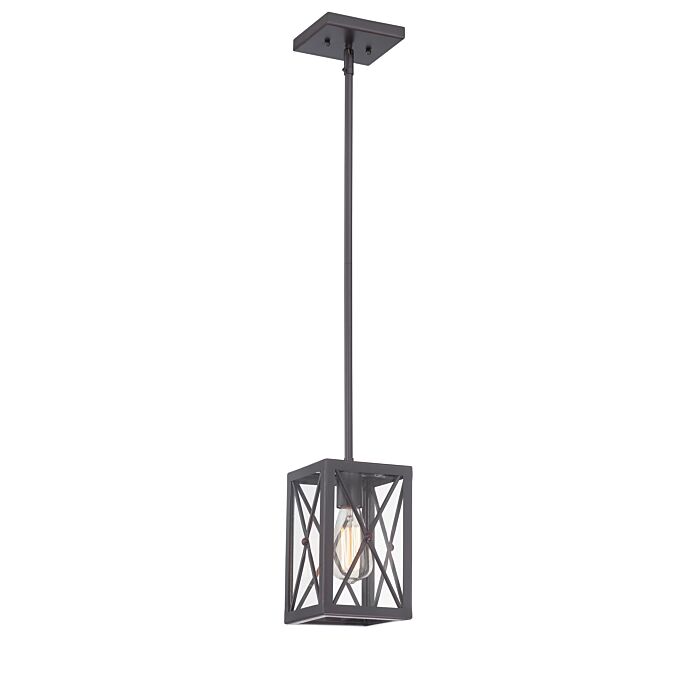 High Line 1-Light Mini Pendant in Satin Bronze