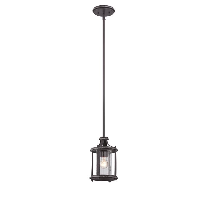 Palencia 1-Light Mini Pendant in Artisan Pardo Wash