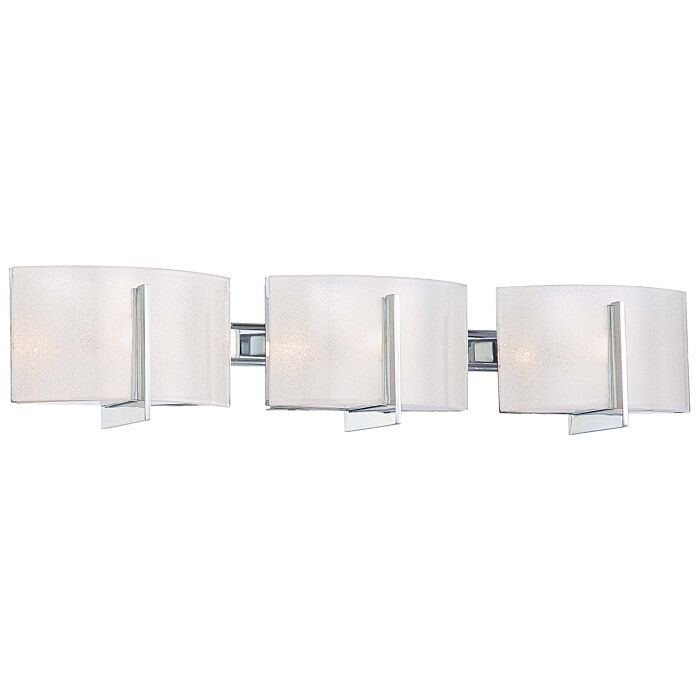 Minka Lavery Clarte 3 Light Bathroom Vanity Light in Chrome
