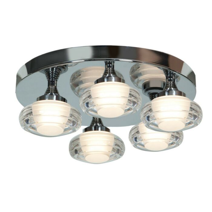 Access Optix 5 Light Ceiling Light in Chrome