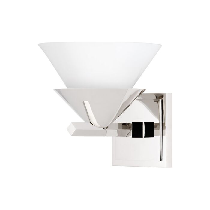 Hudson Valley Stillwell Wall Sconce in Polished Nickel