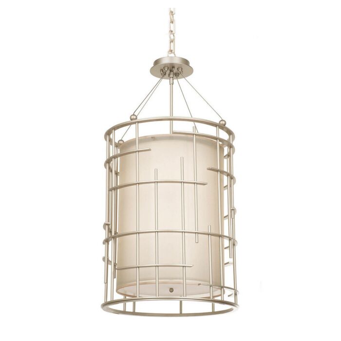 Kalco Atelier 8 Light 8 Light Chandelier in Tarnished Silver
