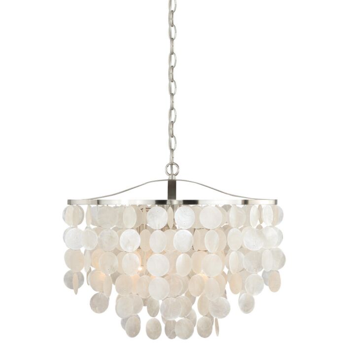 Elsa 3-Light Pendant in Satin Nickel