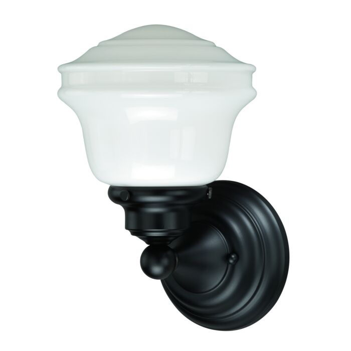 Huntley 1-Light Bathroom Vanity Light in Oil Rubbed Bronze