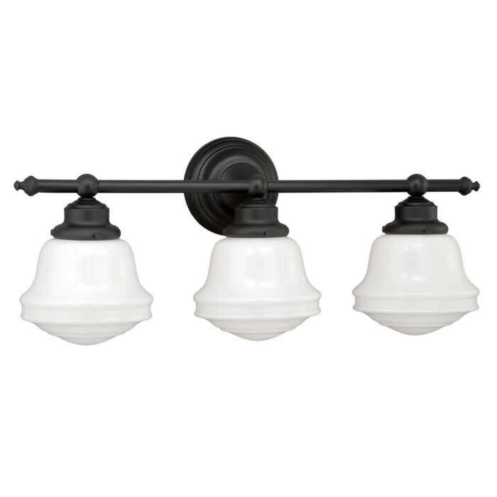 Huntley 3-Light Bathroom Vanity Light in Oil Rubbed Bronze