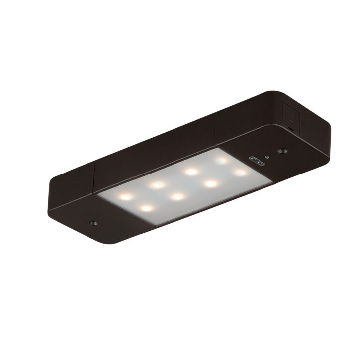 Under Cabinet LED 1-Light LED Motion Under Cabinet Light in Bronze