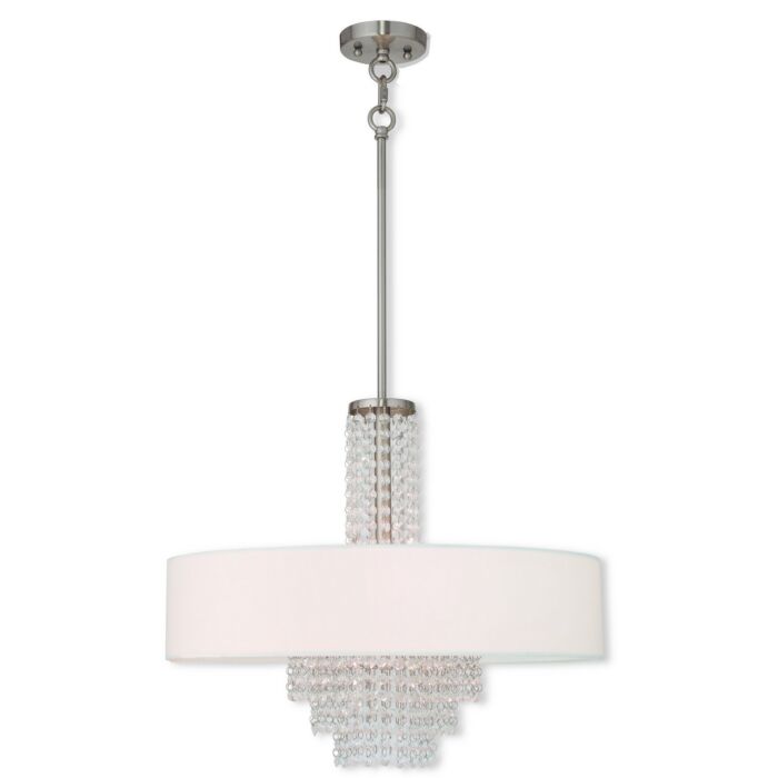 Carlisle 5-Light Chandelier in Brushed Nickel