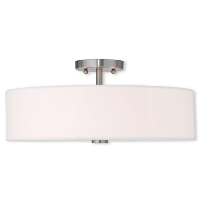Meridian 4-Light Ceiling Mount in Brushed Nickel
