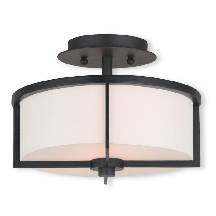 Wesley 2-Light Ceiling Mount in Bronze