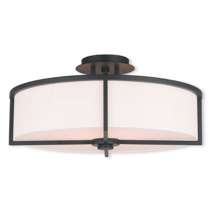 Wesley 4-Light Ceiling Mount in Bronze