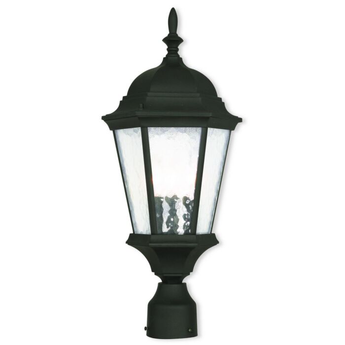 Hamilton 3-Light Post-Top Lanterm in Textured Black
