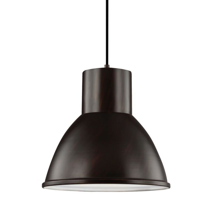 Sea Gull Division Street 14 Inch Pendant Light in Burnt Sienna