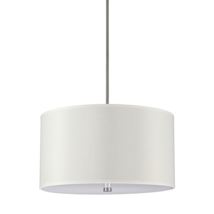 Sea Gull Dayna Shade Pendants 4 Light 13 Inch Pendant Light in Brushed Nickel