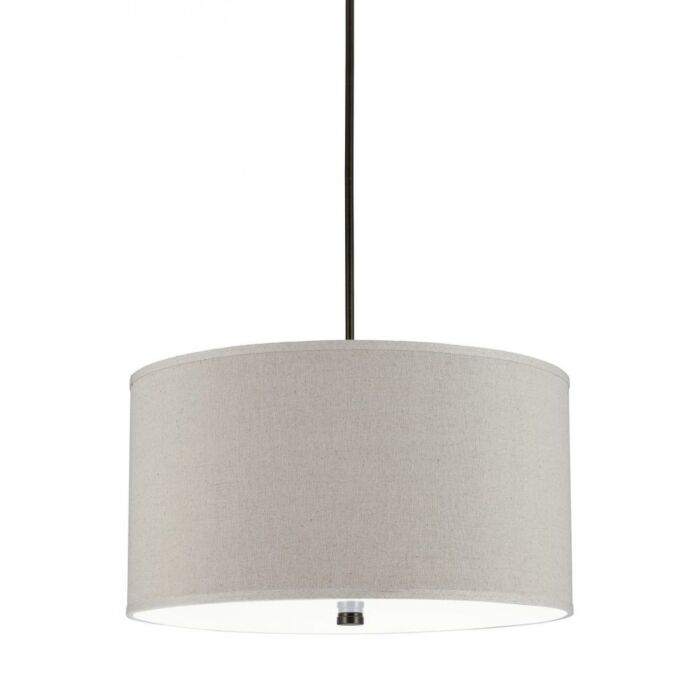 Sea Gull Dayna Shade Pendants 4 Light 13 Inch Pendant Light in Burnt Sienna