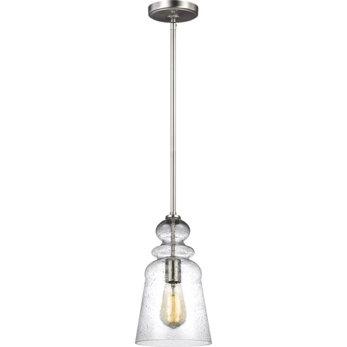 Sea Gull Kea 13 Inch Pendant Light in Brushed Nickel