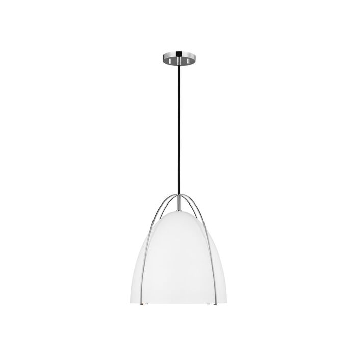 Sea Gull Norman Pendant Light in Chrome