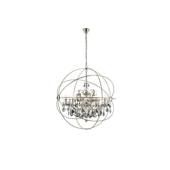 Geneva 18-Light Chandelier in Polished Nickel