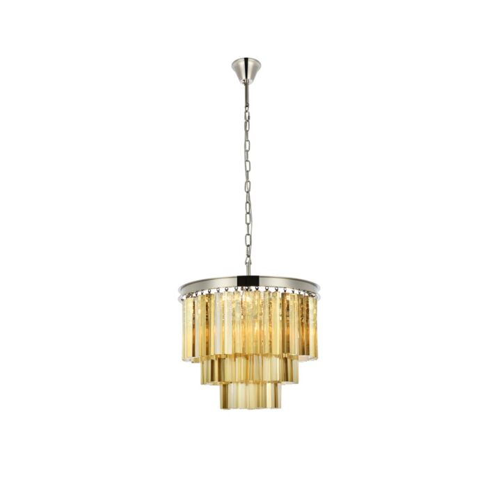Sydney 9-Light Chandelier in Polished Nickel