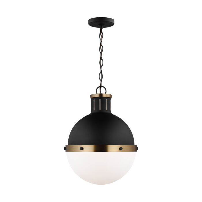 Sea Gull Hanks Pendant Light in Midnight Black