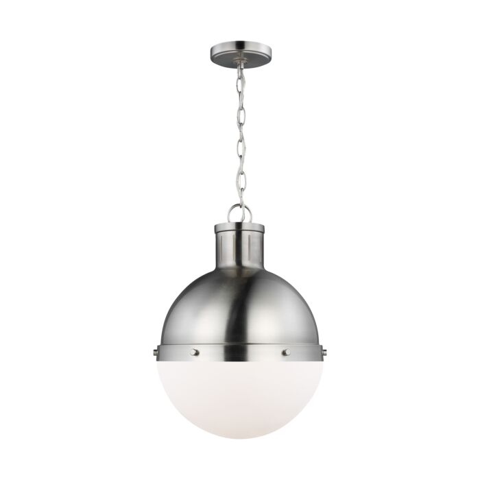 Sea Gull Hanks Pendant Light in Brushed Nickel