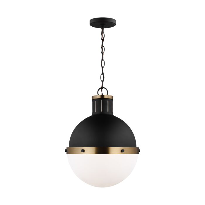 Sea Gull Hanks LED Pendant Light in Midnight Black