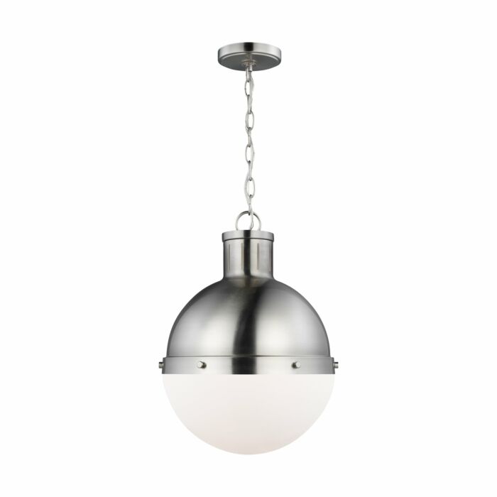 Sea Gull Hanks LED Pendant Light in Brushed Nickel