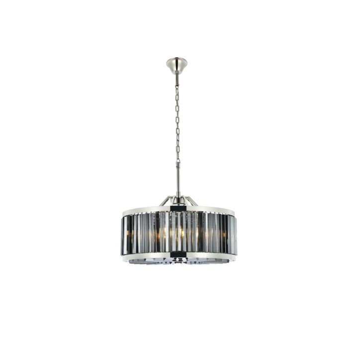 Chelsea 8-Light Chandelier in Polished Nickel