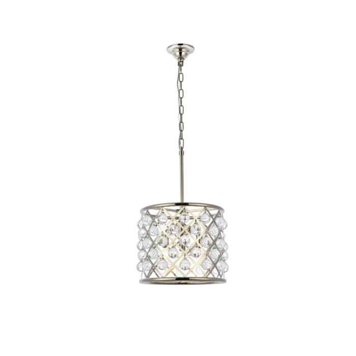 Madison 3-Light Pendant in Polished Nickel