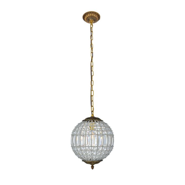 Olivia 1-Light Pendant in French Gold