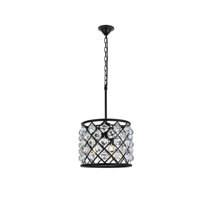 Madison 4-Light Pendant in Matte Black
