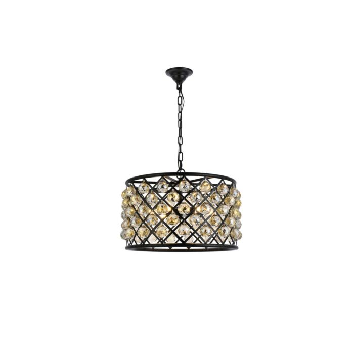 Madison 6-Light Pendant in Matte Black