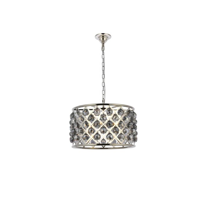 Madison 6-Light Pendant in Polished Nickel