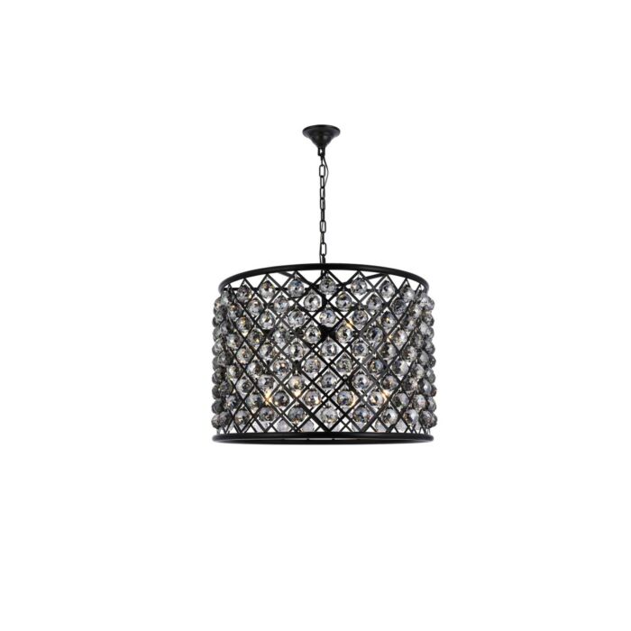Madison 8-Light Chandelier in Matte Black