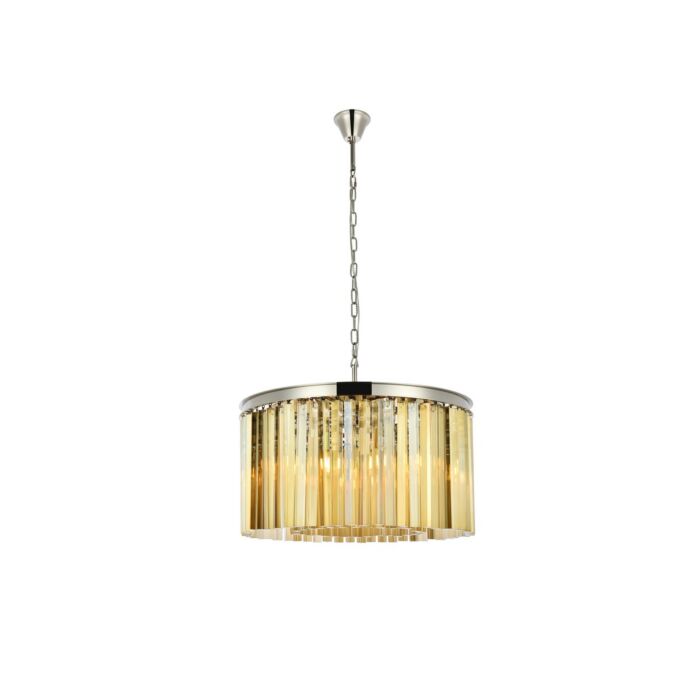 Sydney 8-Light Chandelier in Polished Nickel