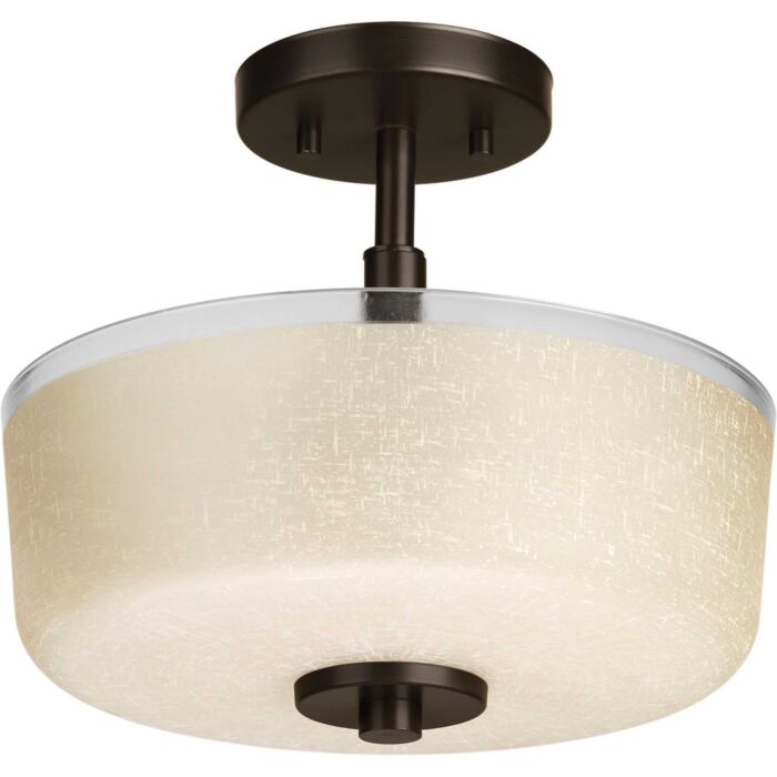 Alexa 2-Light Close-to-Ceiling in Antique Bronze
