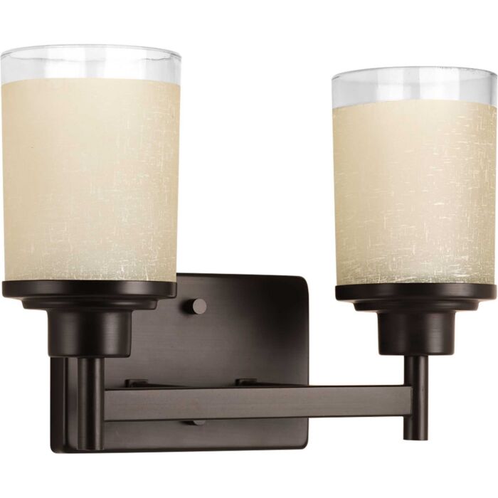 Alexa 2-Light Bathroom Vanity Light in Antique Bronze
